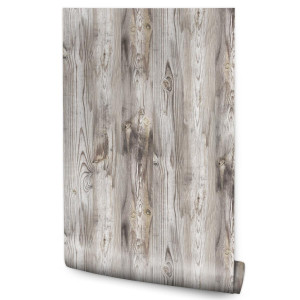 Tapeta Ścienna Drewniane DESKI Drewno Modny Wzór 53x1000