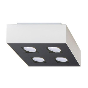 Plafon MONO 4 biały 11x24x24cm nowoczesna lampa GU10 do salonu