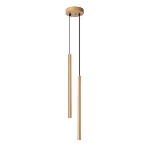 Lampa wisząca PASTELO 2 złota 118x15x15cm nowoczesna G9 do salonu