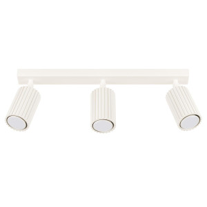 Lampa KARBON 3L 16.5x6.5x45cm 3xGU10 nowoczesna do sypialni salonu garderoby kremowa