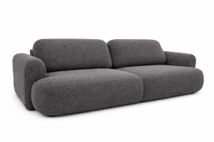 Kanapa rozkładana ITALY 250x100x82 cm LOOP 18 sofa z funkcją spania ciemnoszara