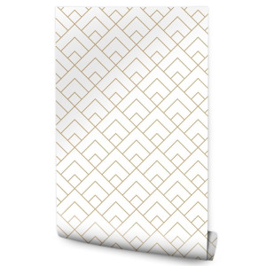 Tapeta GEOMETRYCZNA Minimalizm Styl Glamour Ozdoba 53x1000