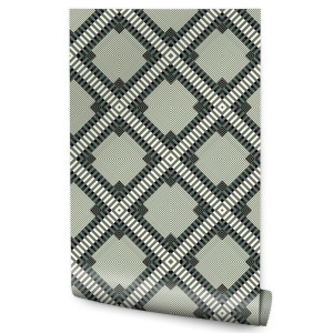 Tapeta Do Przedpokoju Wzór GEOMETRYCZNY Styl Retro 53x1000
