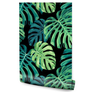 Tapeta W Rolce Liście Tropikalne MONSTERA Natura