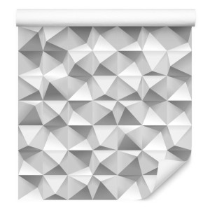 Tapeta 3D, nowoczesna, geometryczna, do sypialni