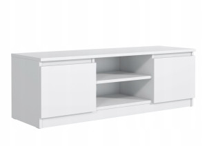Szafka RTV 40x140x39 cm cm biała do salonu pod TV