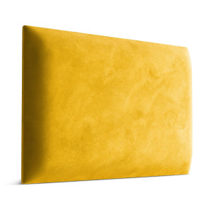 Panele tapicerowane 60x40 cm na ścianę magic velvet żółty