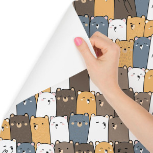 Tapeta do pokoju dziecka niedźwiedzie zwierzęta