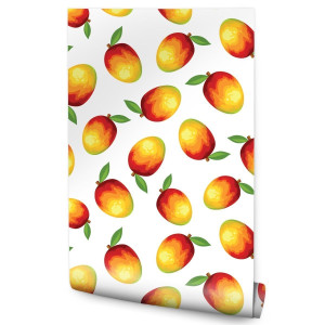 Tapeta do Kuchni KOLOROWE Tropikalne Owoce Mango