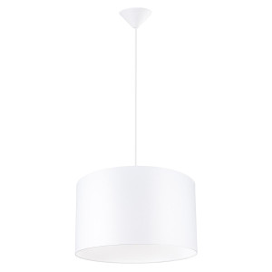 Lampa wisząca NOVA 40 biała 88x40x40cm nowoczesna E27 do salonu