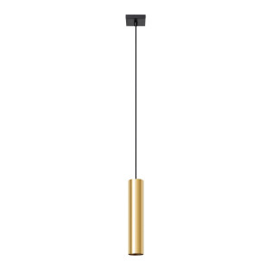 Lampa Wisząca LAGOS 1 złoty połysk 100x8x8cm GU10 nowoczesna do salonu