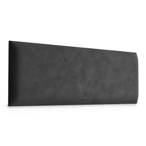 Panele tapicerowane 90x30 cm na ścianę prostokąt grafitowy