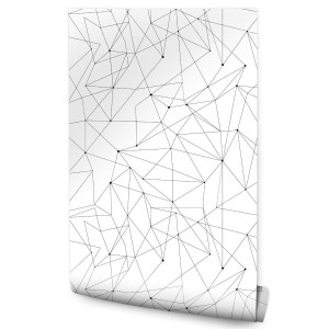 Tapeta Flizelinowa Nowoczesny Wzór GEOMETRYCZNY, dekoracja w stylu nowoczesnym