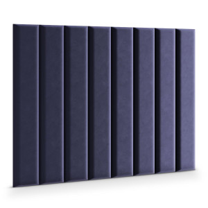 Panele tapicerowane 100x20 cm na ścianę magic velvet lawendowy