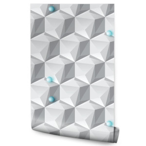 Tapeta Do Biura GEOMETRYCZNY Wzór Kule Efekt 3D