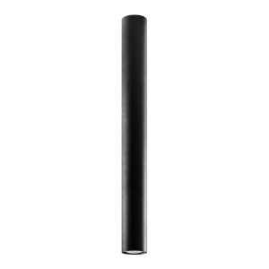 Plafon LAGOS 60 czarny 60x6x6cm nowoczesna lampa GU10 do salonu