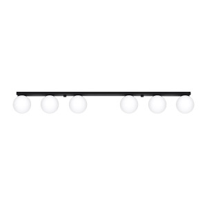 Plafon YOLI 6 czarny 14.5x12x120cm G9 nowoczesna lampa do salonu