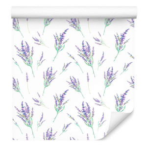 Tapeta ścienna do sypialni kwiaty lawenda natura