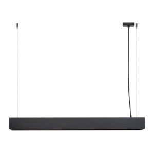 Lampa wisząca SPARK 120x8x100cm nowoczesna nad stół do salonu jadalni czarna