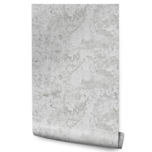 Tapeta Szary BETON Imitacja Starej Ściany 53x1000