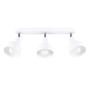 Plafon ELBA 3 biały 18.5x24x59cm E27 nowoczesna lampa do salonu