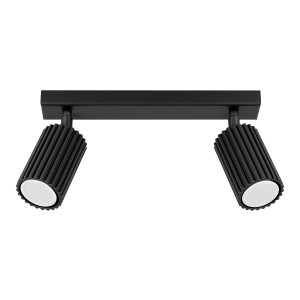 Plafon Karbon 16.5x6.5x30cm czarny