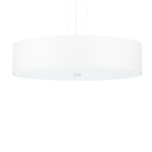 Żyrandol SKALA 50 102x50x50cm nowoczesna biała lampa wisząca E27 do salonu