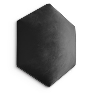 Panele tapicerowane 26x30 cm na ścianę hexagon grafitowy