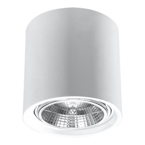 Plafon ceramiczny KALU 14x14.5x14.5cm nowoczesna lampa GU10/ES111 do salonu