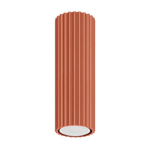 Plafon Karbon 20x6.5x6.5cm do sypialni salonu ochra czerwona