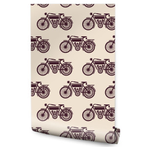 Tapeta Młodzieżowa Motocykle VINTAGE Retro Dekor