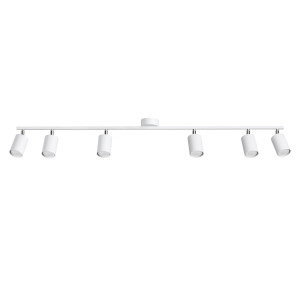 Plafon LEMMI 6L biały 20x24x135cm GU10 nowoczesna lampa do salonu