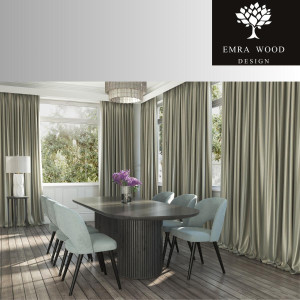 Krzesło DELUXE KR-5 46x82x45 cm do jadalni welurowe biały do kuchni