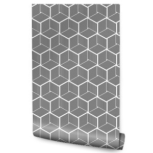 Tapeta Do Salonu ABSTRAKCJA Wzór Geometryczny 3D