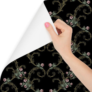 Tapeta piękne roślinne ornamenty, styl nowoczesny