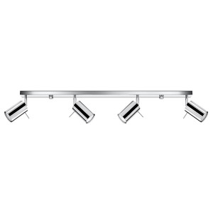 Plafon RING 4L chrom 16x6x80cm nowoczesna lampa GU10 do salonu