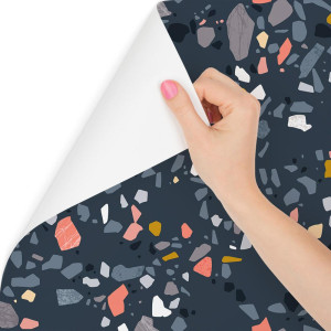 Tapeta nowoczesna imitacja betonu design do salonu