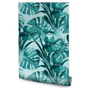 Tapeta W Rolce MONSTERA Liście Tropikalne Rośliny 53x1000