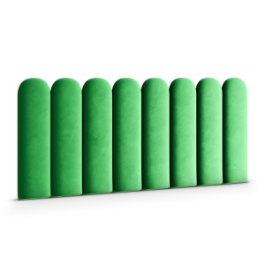 Panele tapicerowane 20x80 cm płotek magic velvet zielony