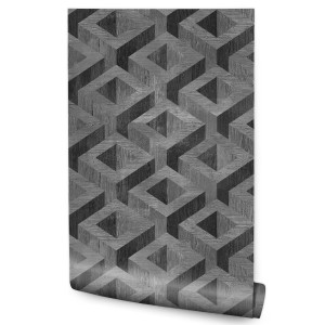 Tapeta NOWOCZESNY Geometryczny Wzór Kwadraty 3D 53x1000