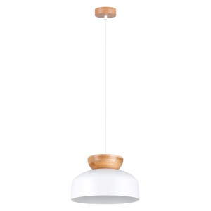 Lampa wisząca MARION biała 130x29.5x29.5cm nowoczesna E27 do salonu