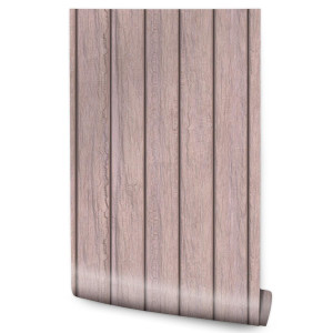 Tapeta Ścienna Pastelowe DESKI Drewniane Efekt 3D 53x1000