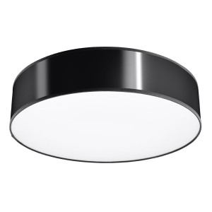 Plafon ARENA 55 czarny 11x55x55cm E27 nowoczesna lampa do salonu