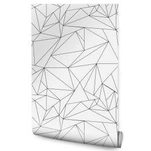 Tapeta Nowoczesny Wzór GEOMETRYCZNY Do Salonu 3D 53x1000