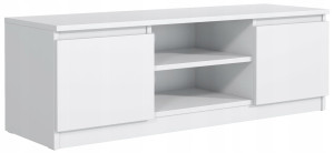 Komoda RTV 40x120x39 cm stolik biały pod TV od producenta do salonu