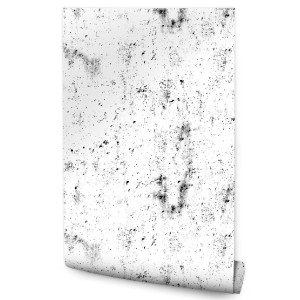 Tapeta Ścienna Do Salonu CZARNO-BIAŁY Beton Dekor 53x1000