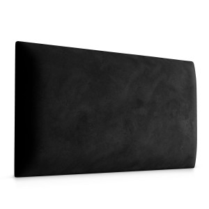 Panele tapicerowane 70x30 cm na ścianę prostokąt czarny