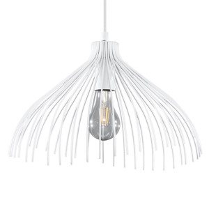 Lampa wisząca UMB biały 125x40x40cm nowoczesna E27 do salonu