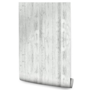 Tapeta Ścienna Szare Pionowe DESKI Drewniany Wzór 53x1000