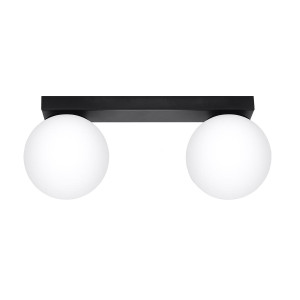 Plafon YOLI 2 czarny 14.5x12x34.5cm G9 nowoczesna lampa do salonu